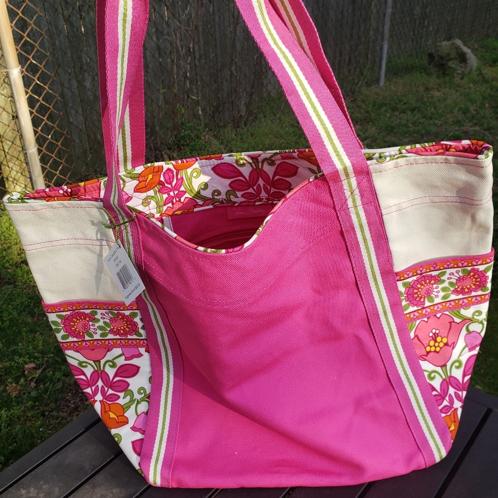 Vera Bradley Large Colorblock Tote Lilli Bell